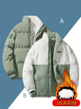 1pc Double-Sided Outdoor Jacket Women'S Fashion Large Size Women'S Clothing  New Autumn And Winter Outdoor Jacket Loose Top Large Size Women'S Versatile Fashion Casual Large Size Outdoor Double-Sided Soft Shell Jacket