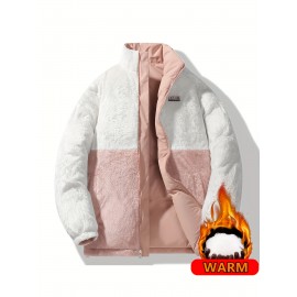 1pc Double-Sided Outdoor Jacket Women'S Fashion Large Size Women'S Clothing  New Autumn And Winter Outdoor Jacket Loose Top Large Size Women'S Versatile Fashion Casual Large Size Outdoor Double-Sided Soft Shell Jacket