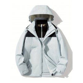 Women's 3-in-1 Winter Outdoor Jacket Set - Waterproof, Windproof & Warm with Detachable Fleece Liner, Hooded for Hiking & Travel