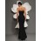 Shiny Sequin Slim Fit Formal Dress, Elegant Strapless Ankle Length Evening Dress For Party & Banquet, Women's Clothing