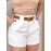 Chic High-Waisted Shorts with Slant Pockets - Versatile Solid Color, Ideal for Spring & Summer, Womens Fashion Essential